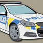 New Zealand Police Car Holden Wall Art