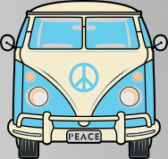 Hippie Bus Wall Art