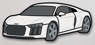 Audi R8 Wall Art