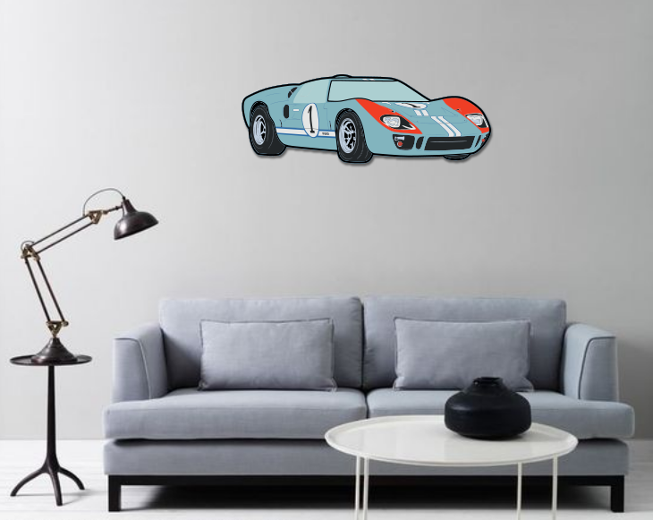 Ford GT40 Wall Art